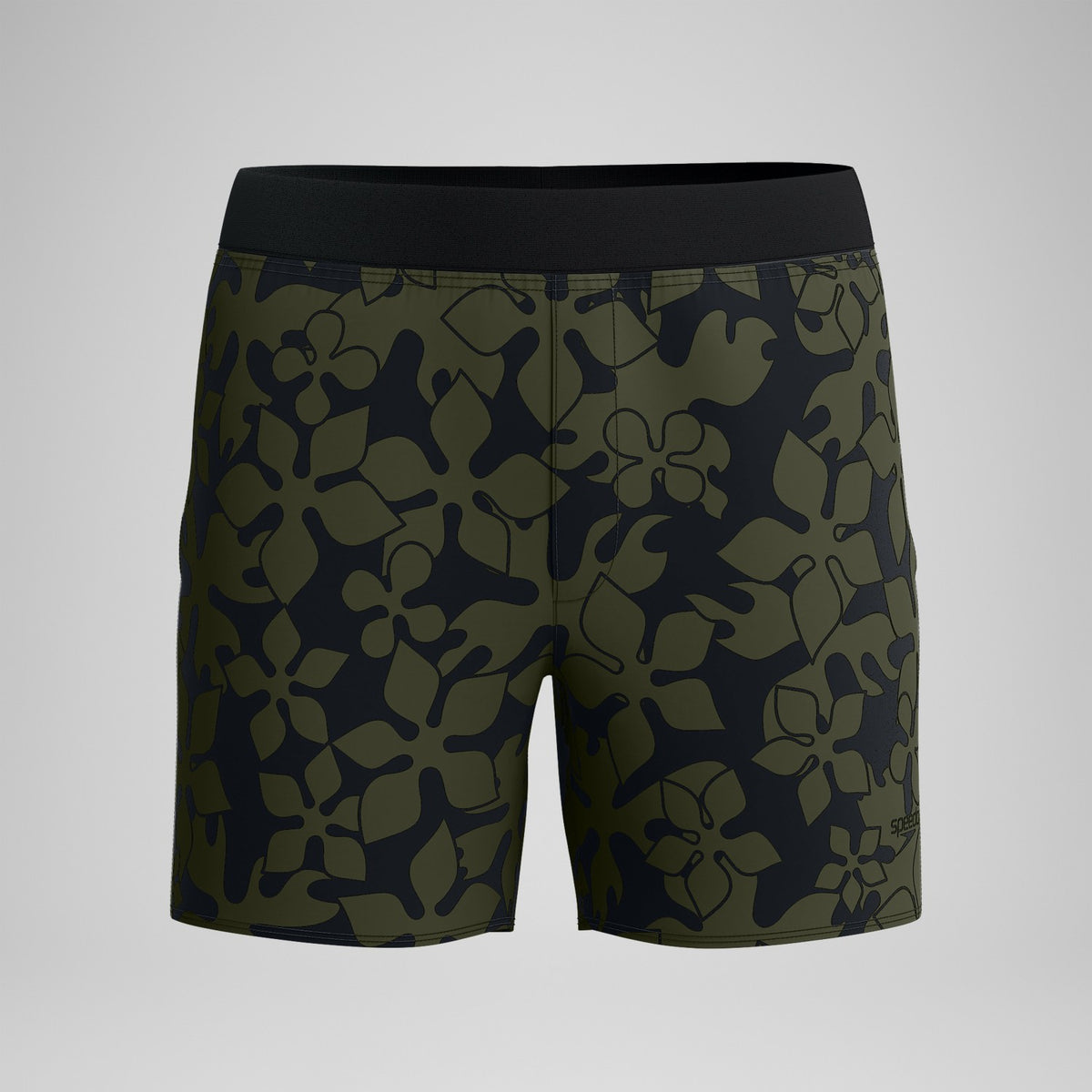 Lookout Printed Swim Shorts Dark Green | Speedo