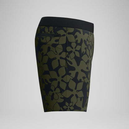 Lookout Printed Swim Shorts Dark Green | Speedo