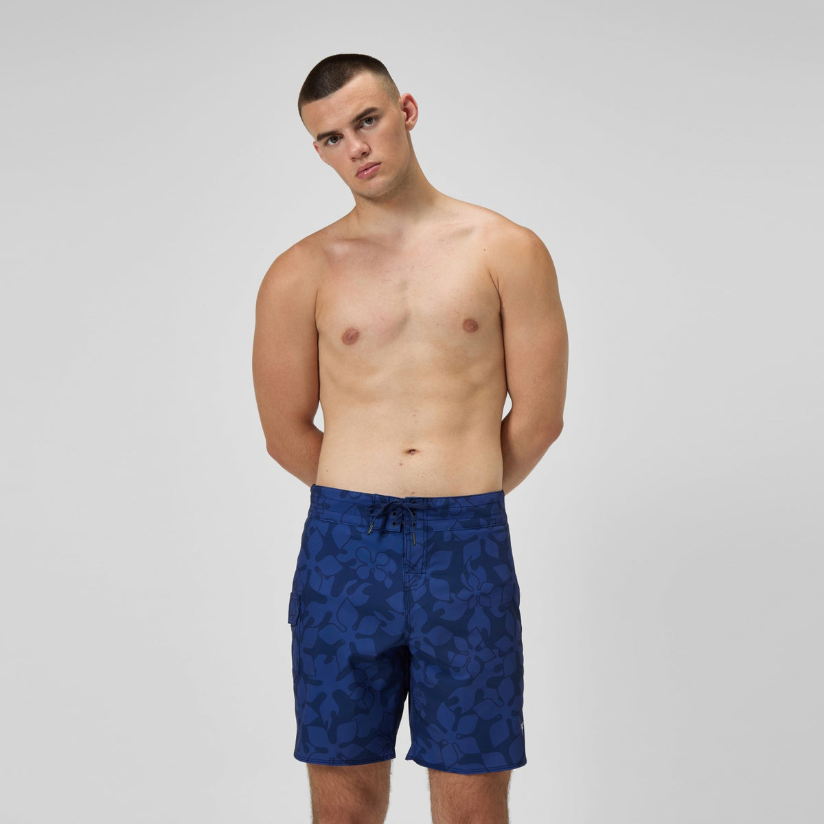 Lookout Printed Swim Shorts Navy | Speedo
