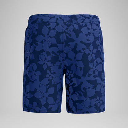 Lookout Printed Swim Shorts Navy | Speedo