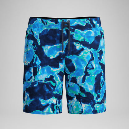 Lookout Printed Boardshorts Blue | Speedo