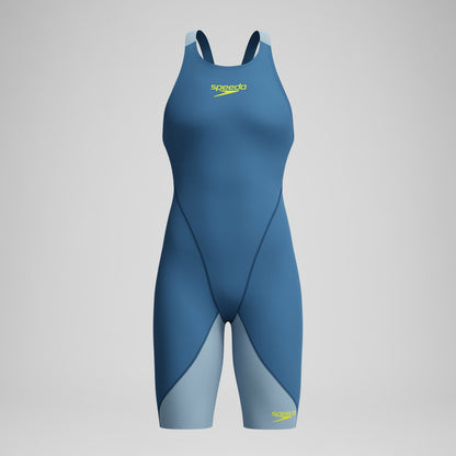 Girls Fastskin LZR Ignite Kneeskin Blue | Speedo