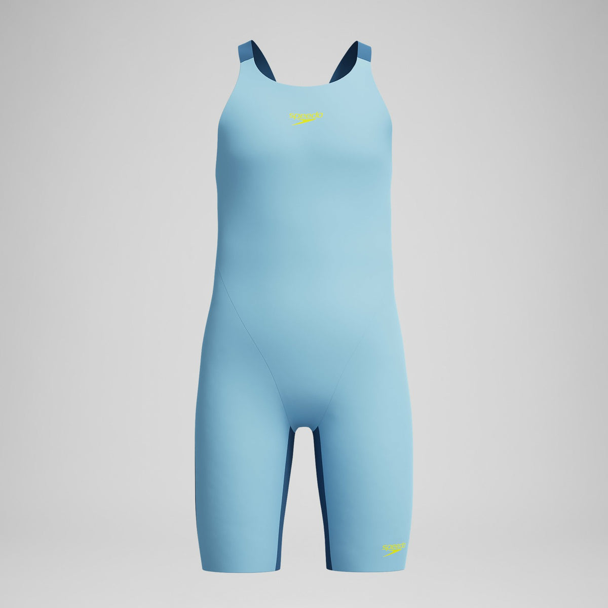 Girls Fastskin Endurance+ Max Openback Kneeskin Blue | Speedo
