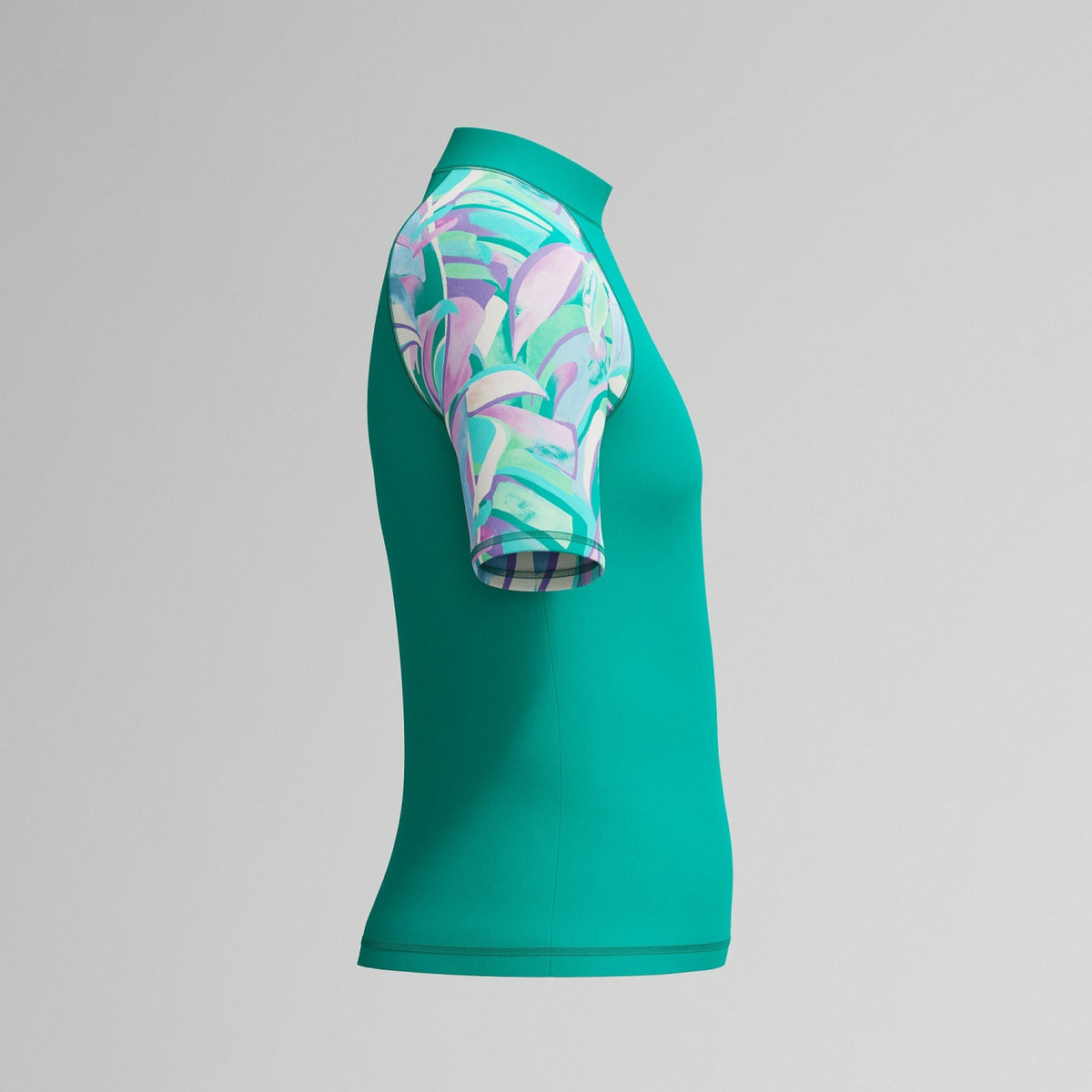 Girls Short Sleeve Rashguard Turquoise | Speedo