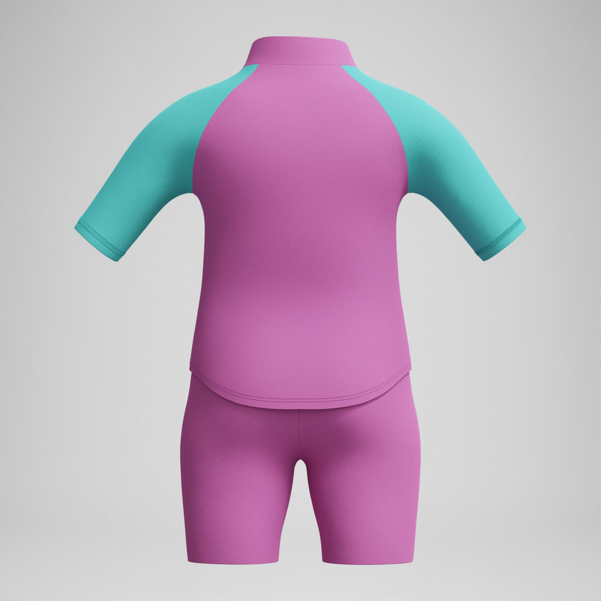 Infant Girls Learn to Swim Sun Protection Top & Short Pink/Green | Speedo