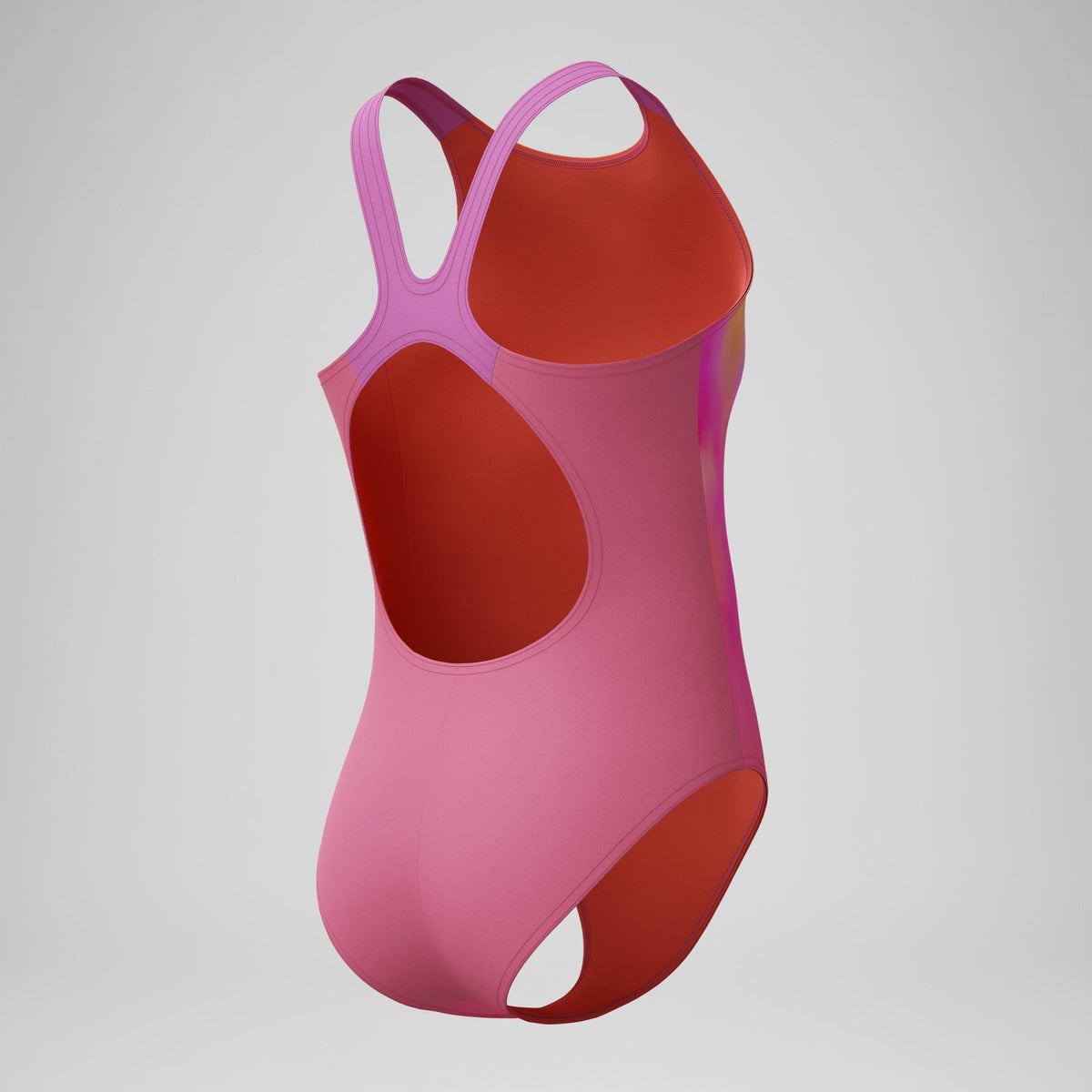 Girls Printed Pulseback Swimsuit Pink | Speedo