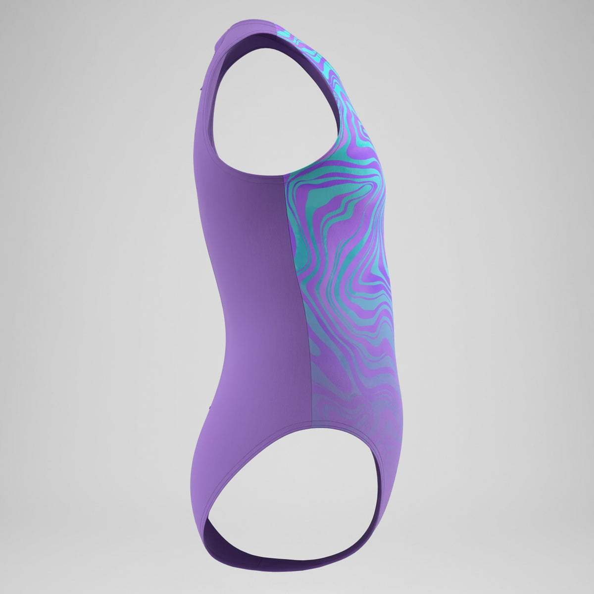 Girls Printed Hydrasuit Purple/Blue | Speedo
