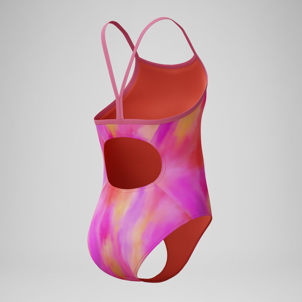 Girls Printed Thinstrap Swimsuit Pink | Speedo