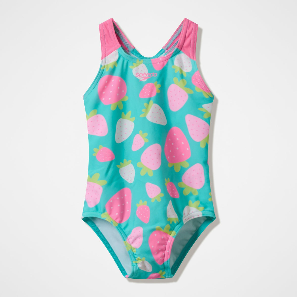 Infant Girls Placement Swimsuit Turquoise/Pink | Speedo