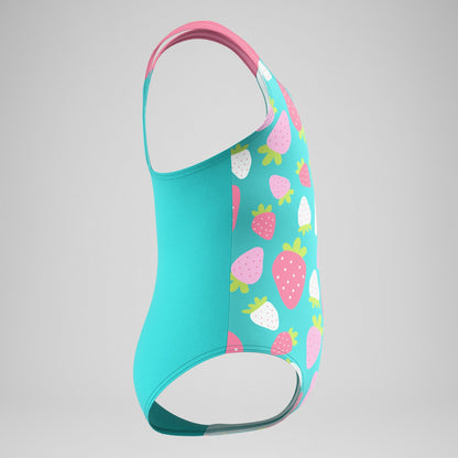 Infant Girls Placement Swimsuit Turquoise/Pink | Speedo