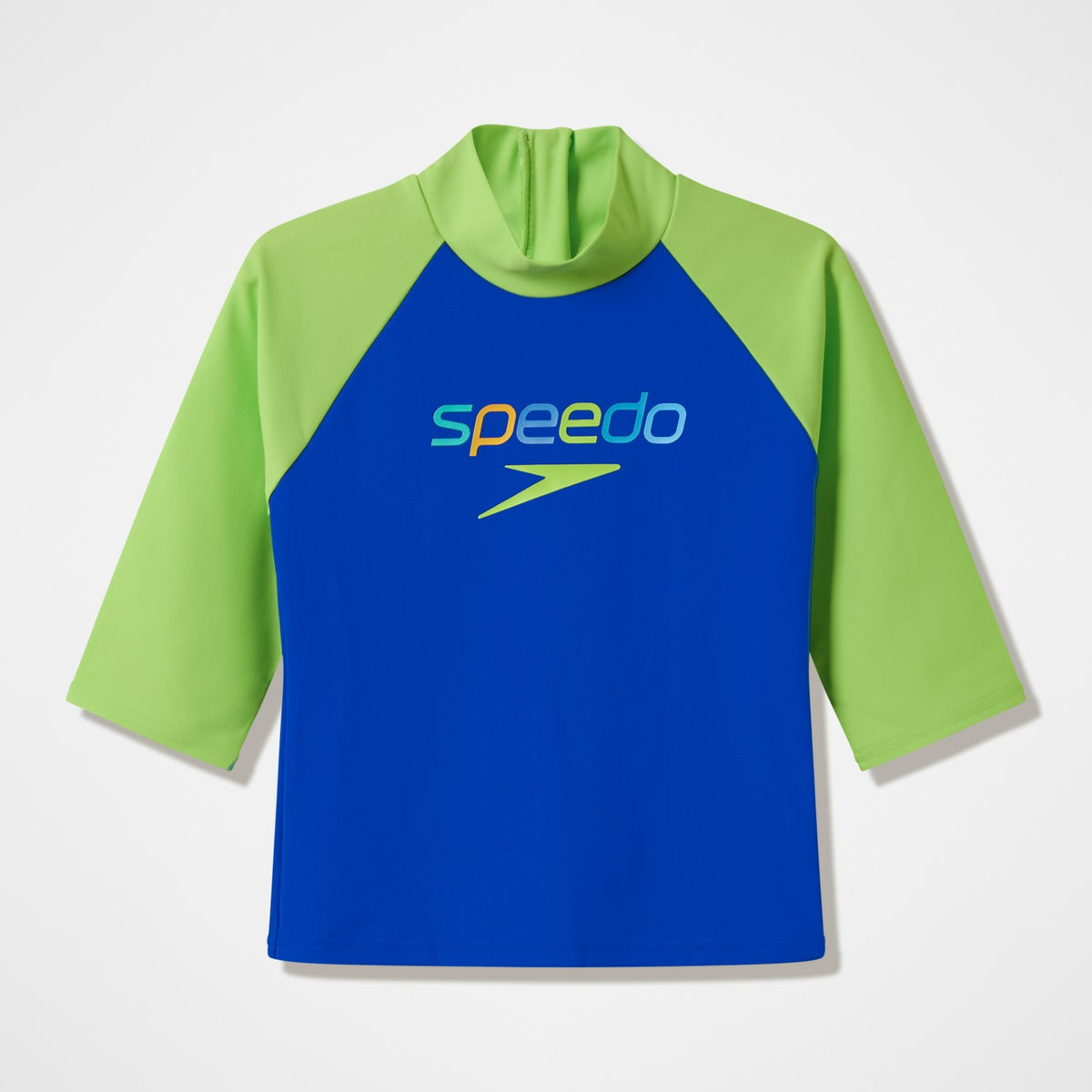 Infants Printed Long Sleeve Rashguard Blue/Green | Speedo