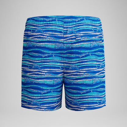 Boys Printed Swim Shorts Blue | Speedo