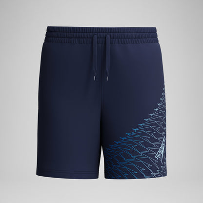 Boys Medley Logo Swim Shorts Navy/Blue | Speedo
