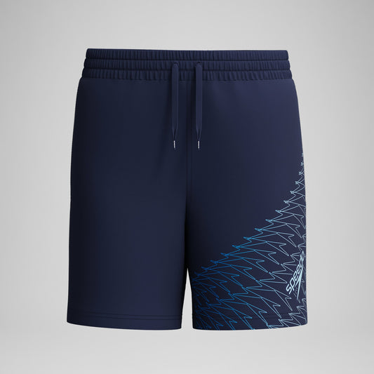 Boys Medley Logo Swim Shorts Navy/Blue | Speedo