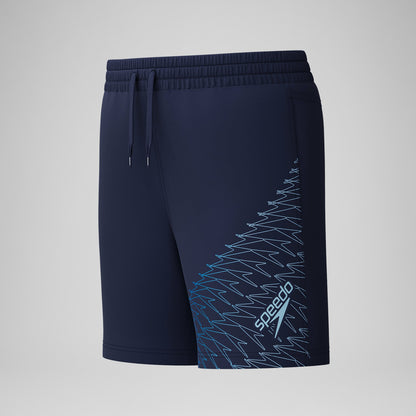 Boys Medley Logo Swim Shorts Navy/Blue | Speedo