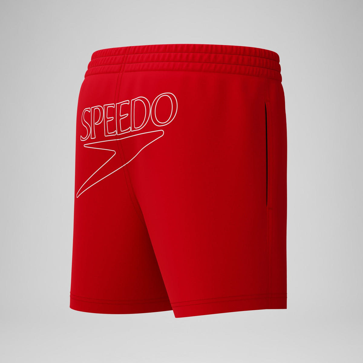 Boys Classic Logo Swim Shorts Red | Speedo