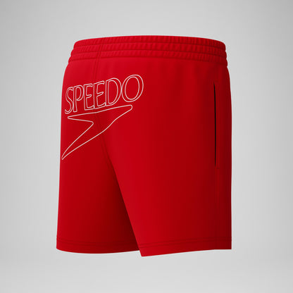 Boys Classic Logo Swim Shorts Red | Speedo