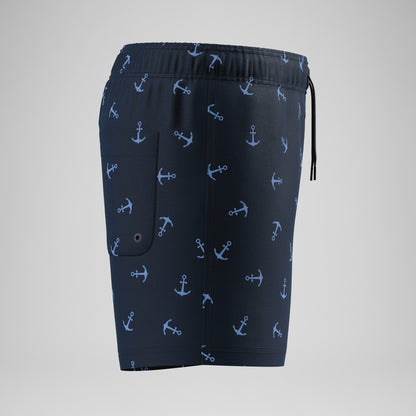 Boys Printed Swim Shorts Navy | Speedo