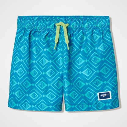 Boys Printed Swim Shorts Turquoise | Speedo
