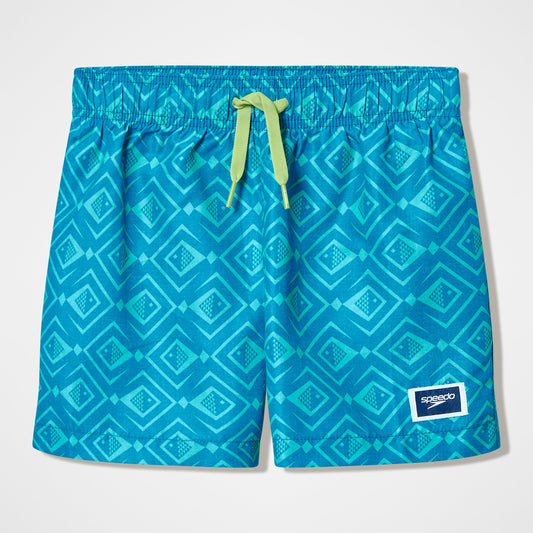 Boys Printed Swim Shorts Turquoise | Speedo