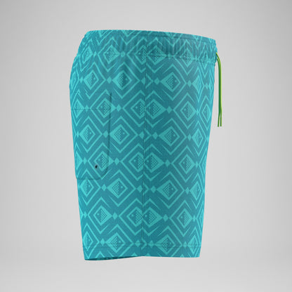 Boys Printed Swim Shorts Turquoise | Speedo