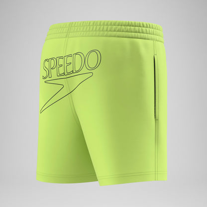 Boys Essentials Logo Swim Shorts Green | Speedo