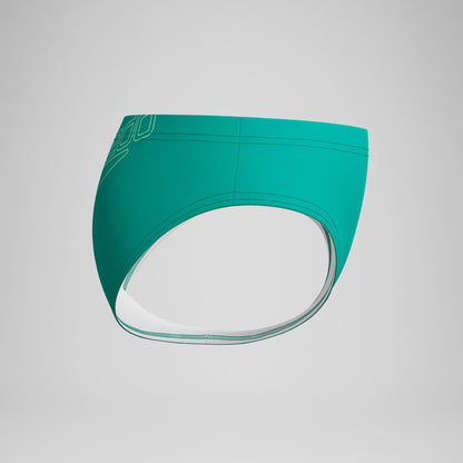 Boys Logo Brief Turquoise | Speedo