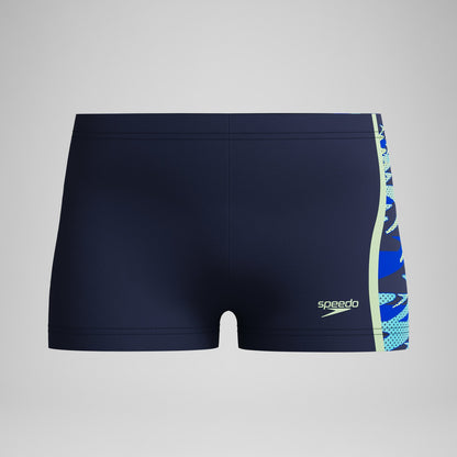 Boys Hyperboom Splice Aquashorts Navy/Blue | Speedo