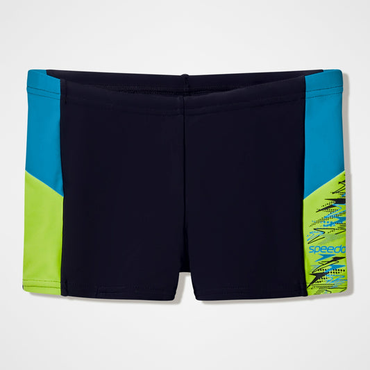 Boys Dive Aquashorts Black/Green | Speedo