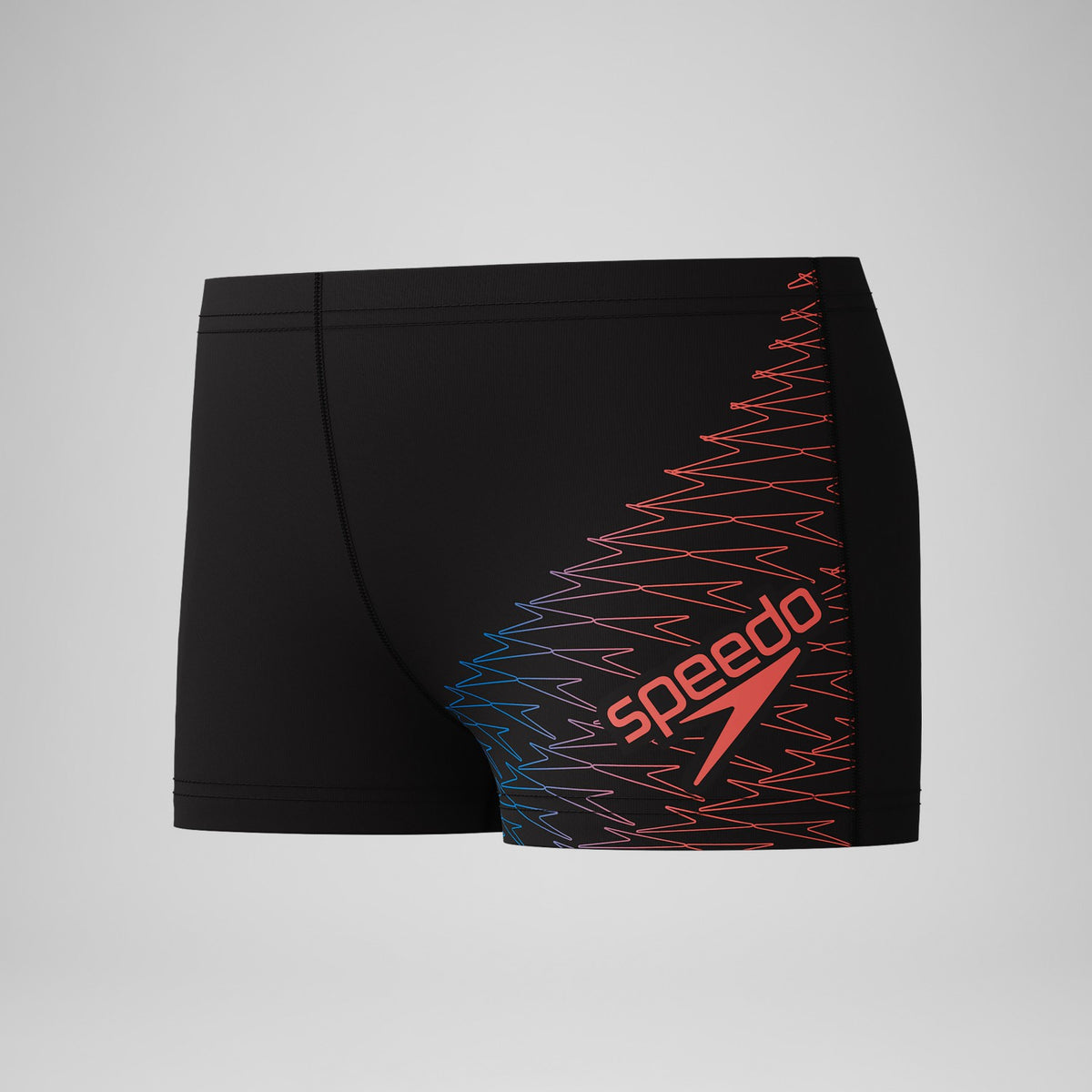 Boys Medley Logo Aquashorts Black/Orange | Speedo