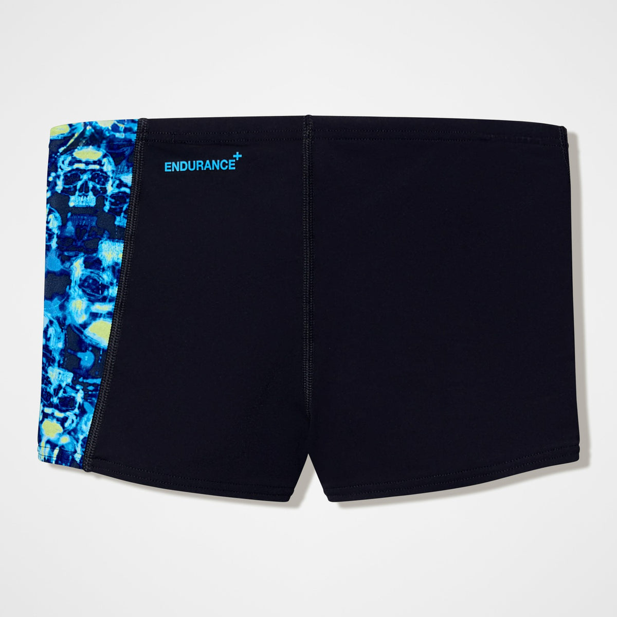 Boys Printed Panel Aquashorts Black/Blue | Speedo