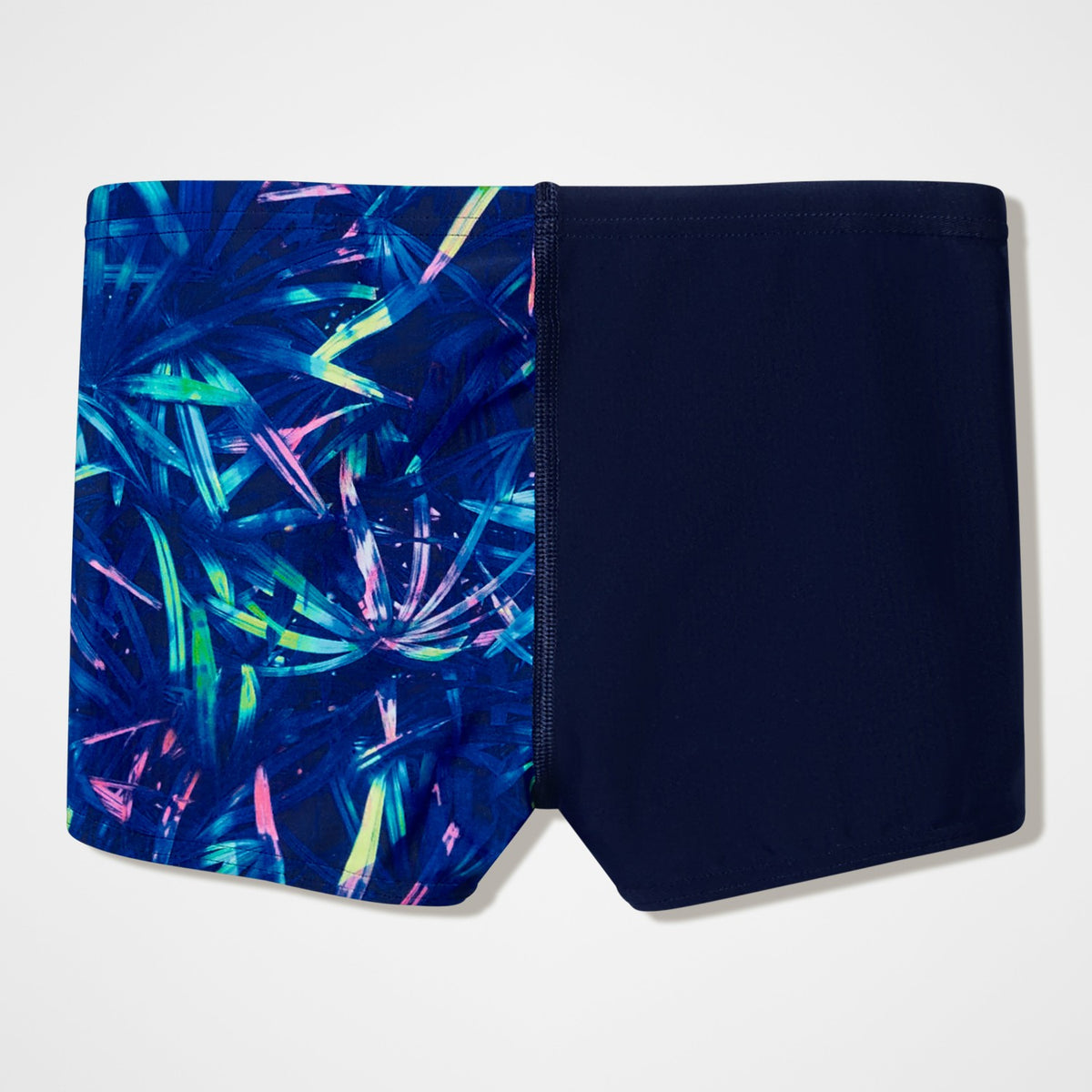 Boys Printed V-Cut Aquashorts Navy | Speedo