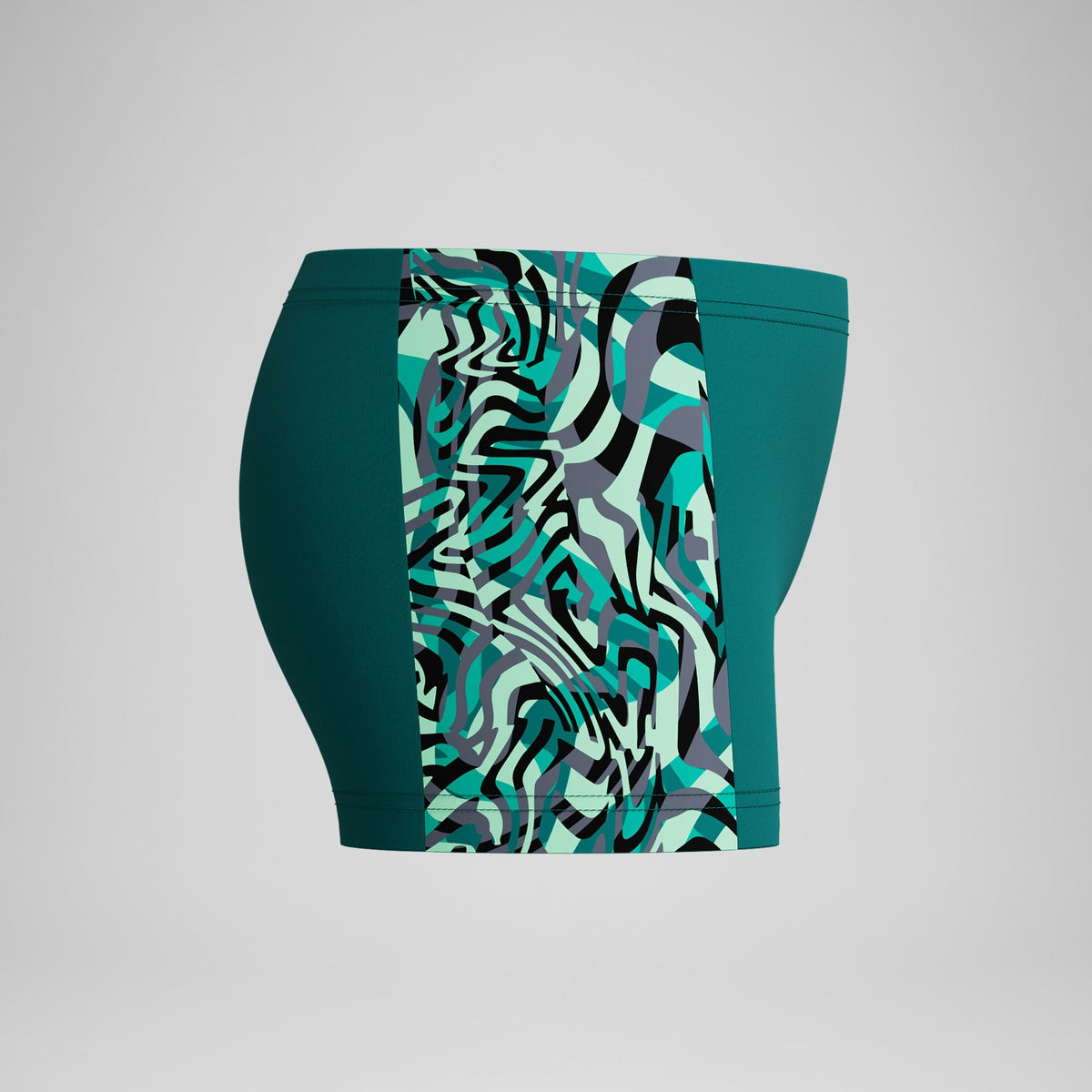 Boys Panel Aquashorts Green | Speedo