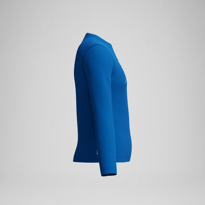Junior Classic Logo Long Sleeve Rashguard Blue | Speedo