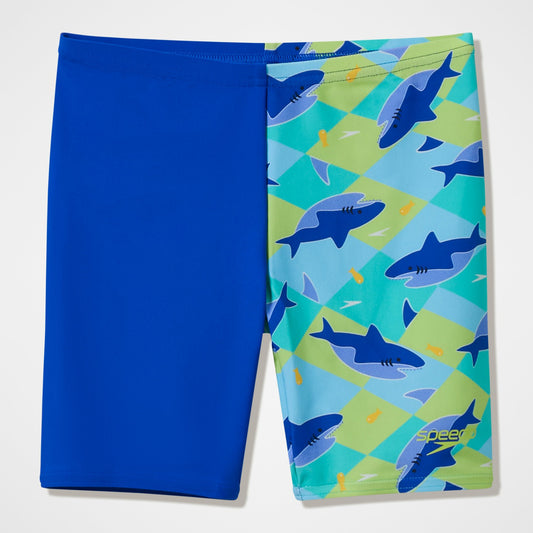 Infant Boys Printed Jammer Green/Blue | Speedo