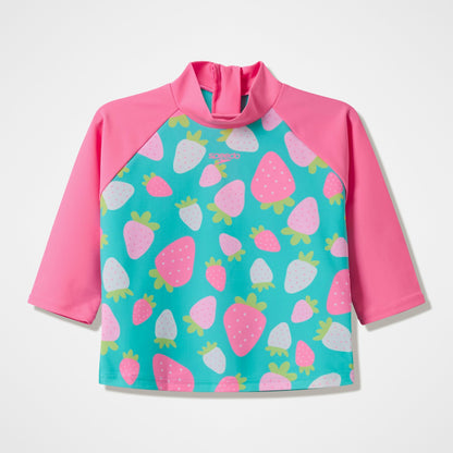 Infant Long Sleeve Printed Rashguard Aqua Breeze | Speedo