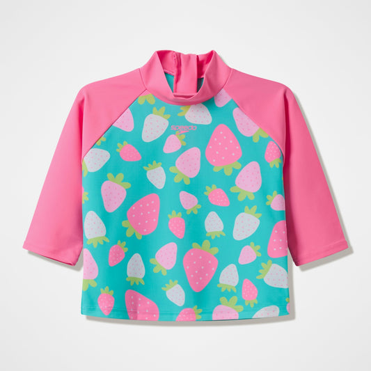 Infant Long Sleeve Printed Rashguard Aqua Breeze | Speedo