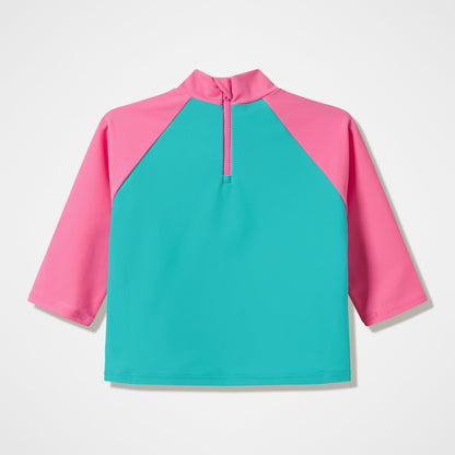 Infant Long Sleeve Printed Rashguard Aqua Breeze | Speedo