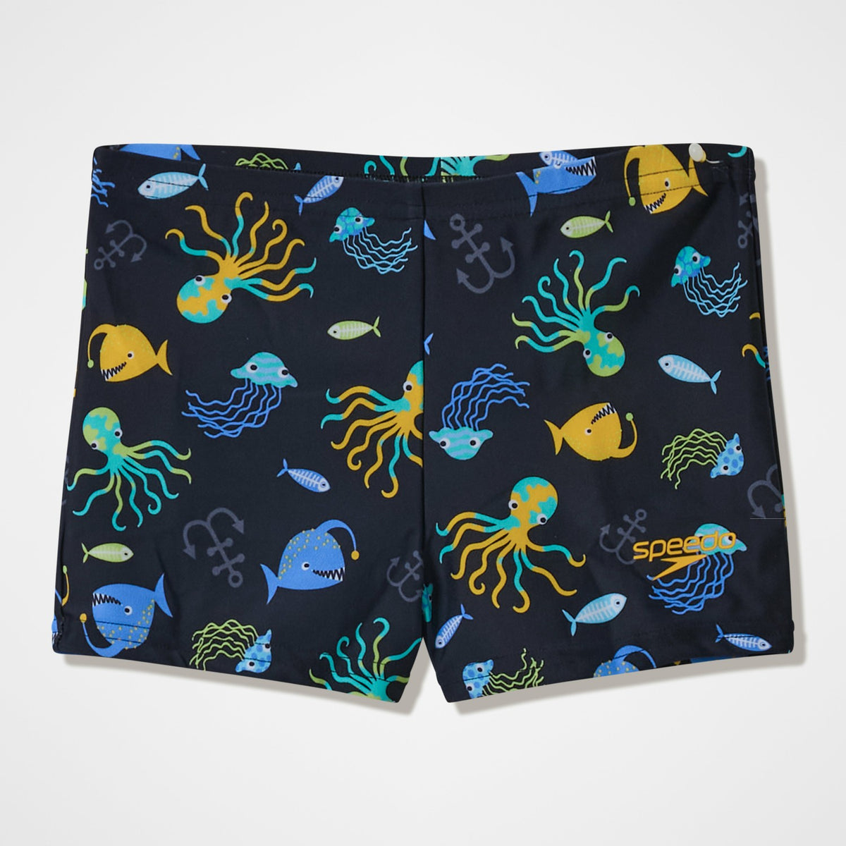 Infant Printed Aquashorts Black | Speedo