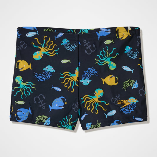 Infant Printed Aquashorts Black | Speedo