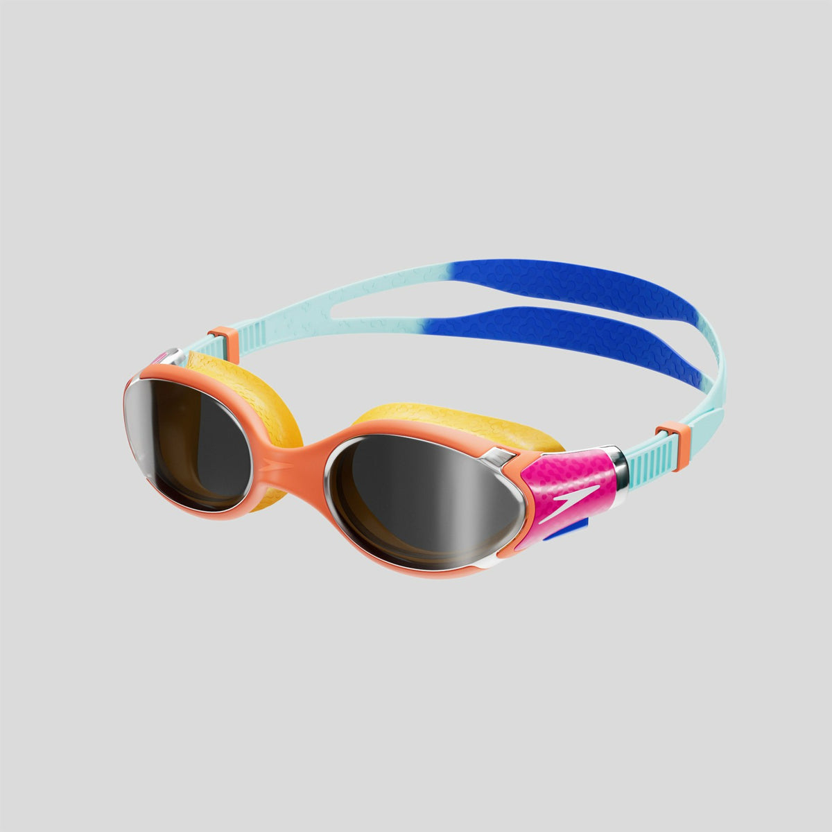 Biofuse 2.0 Mirror Junior Goggles Blue/Orange | Speedo