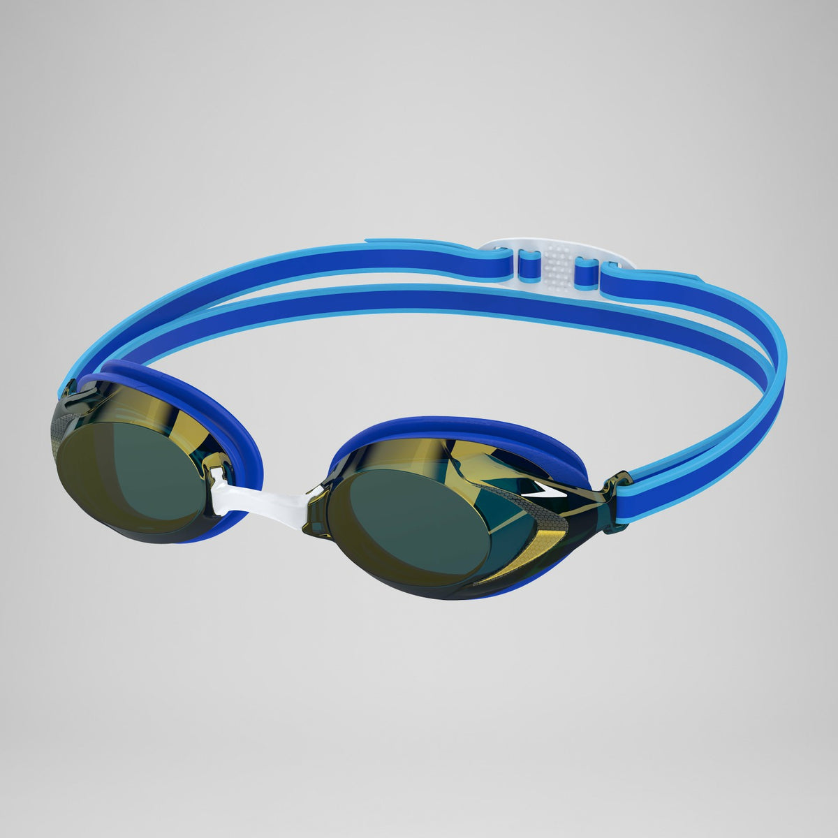 Junior Vanquisher 3.0 Mirror Goggles Blue/Gold | Speedo