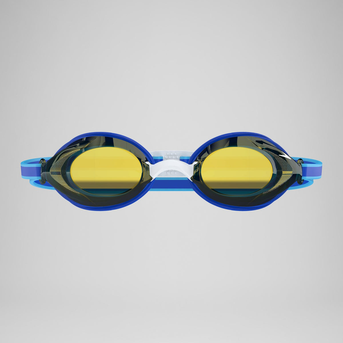 Junior Vanquisher 3.0 Mirror Goggles Blue/Gold | Speedo