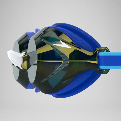Junior Vanquisher 3.0 Mirror Goggles Blue/Gold | Speedo