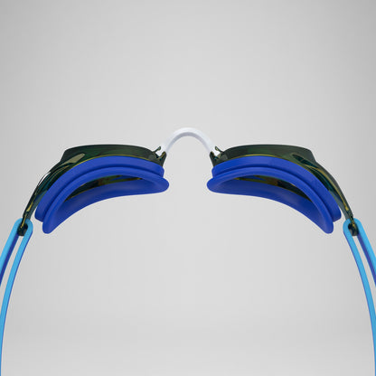 Junior Vanquisher 3.0 Mirror Goggles Blue/Gold | Speedo
