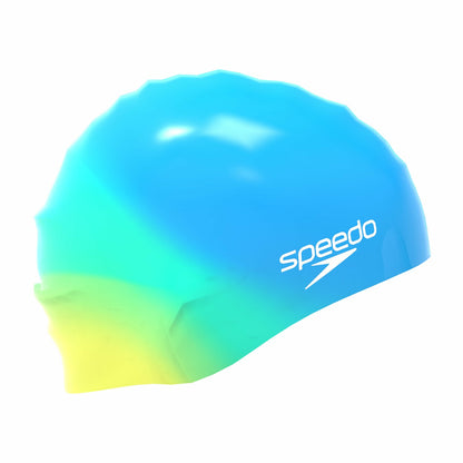 Junior Multi Colour Silicone Cap Blue | Speedo