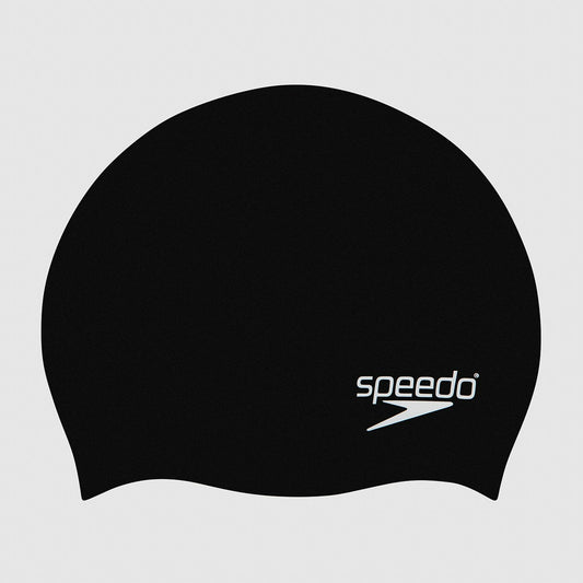 Unisex Junior Silicone Cap Black | Speedo