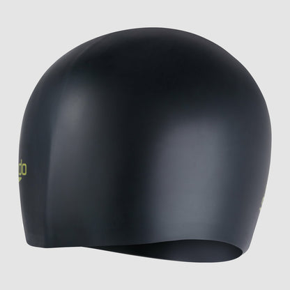Junior Long Hair Silicone Cap Black/Green | Speedo