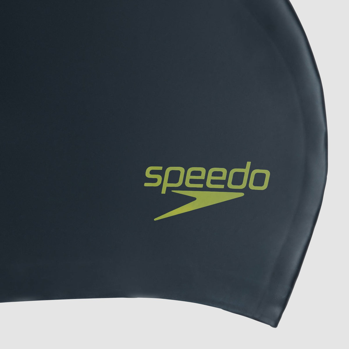 Junior Long Hair Silicone Cap Black/Green | Speedo