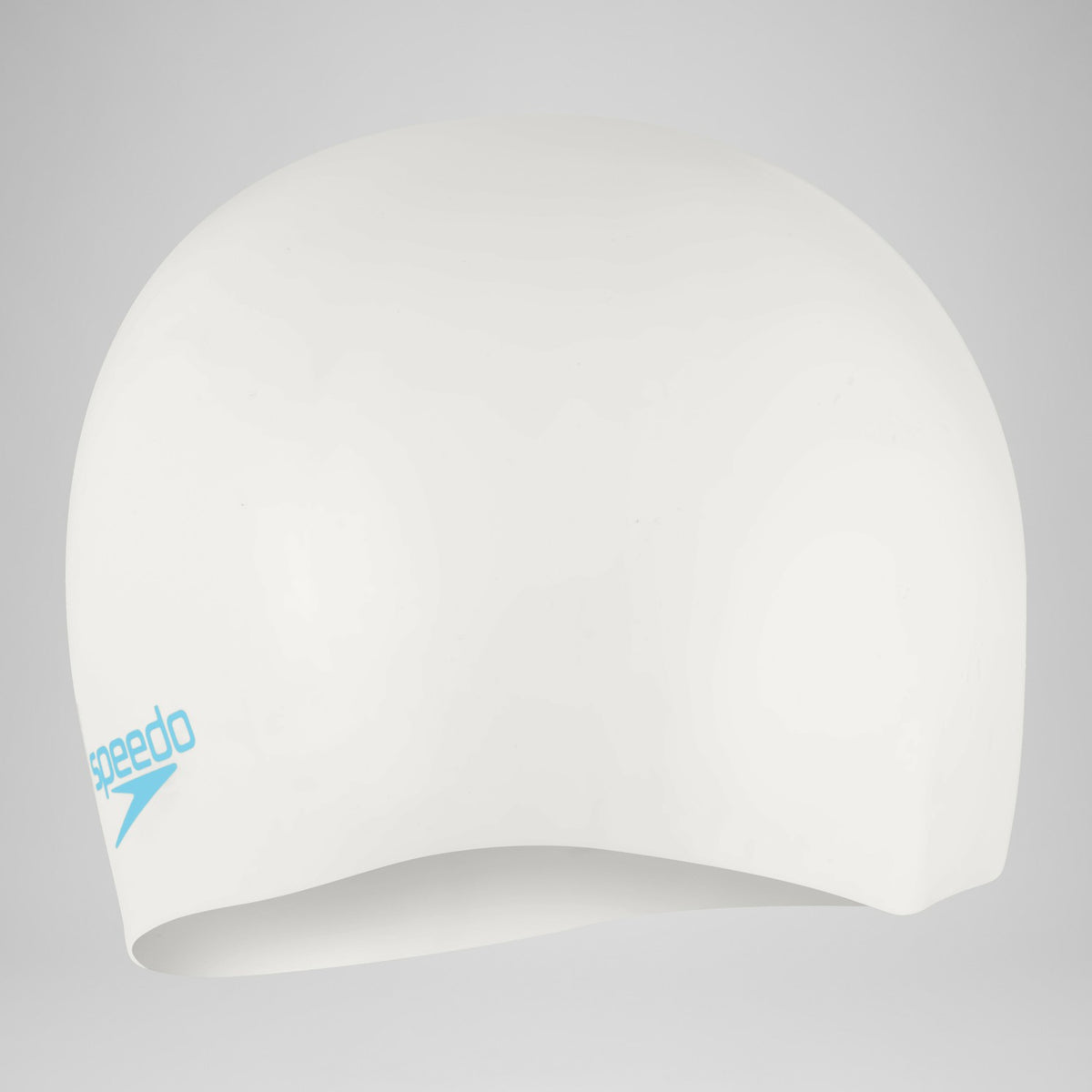 Plain Moulded Silicone Junior Cap White | Speedo